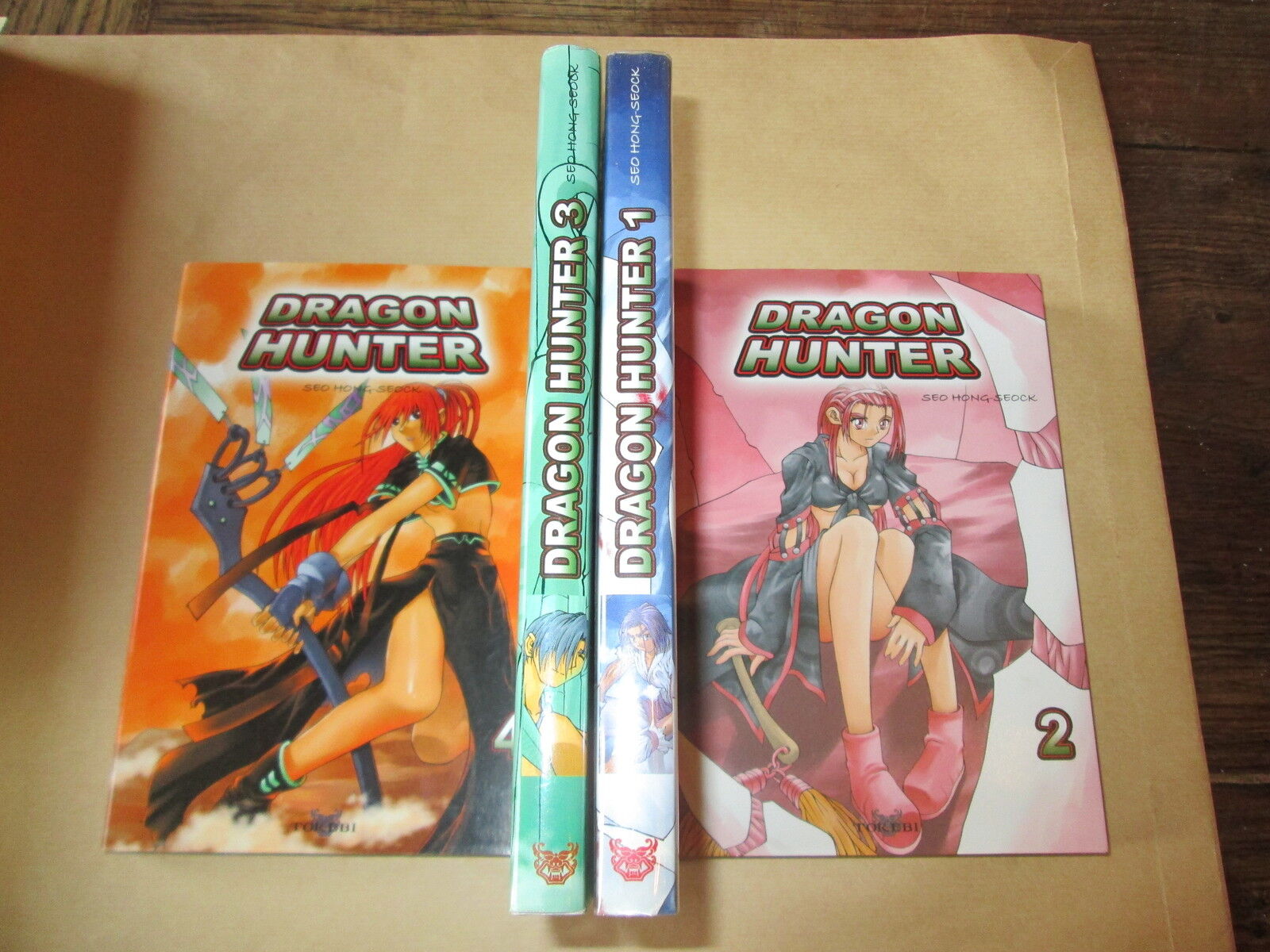 lot mangas     dragon hunter 4 vol  
